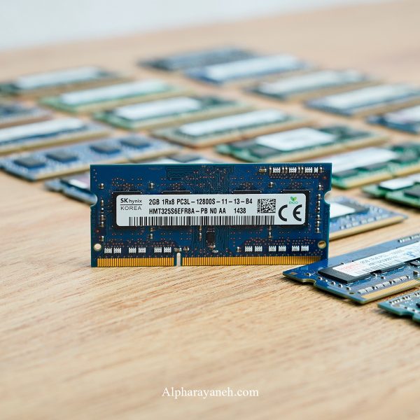 رم لپ تاپ DDR3L تک کاناله 1600 مگاهرتز CL11 اس کی هاینیکس مدل PC3L ظرفیت 2 گیگابایت