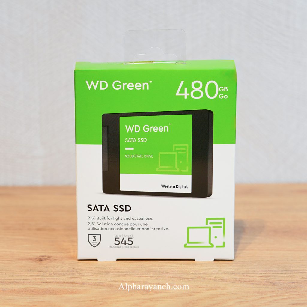 حافظه SSD اینترنال وسترن دیجیتال مدل Green ظرفیت 480GB