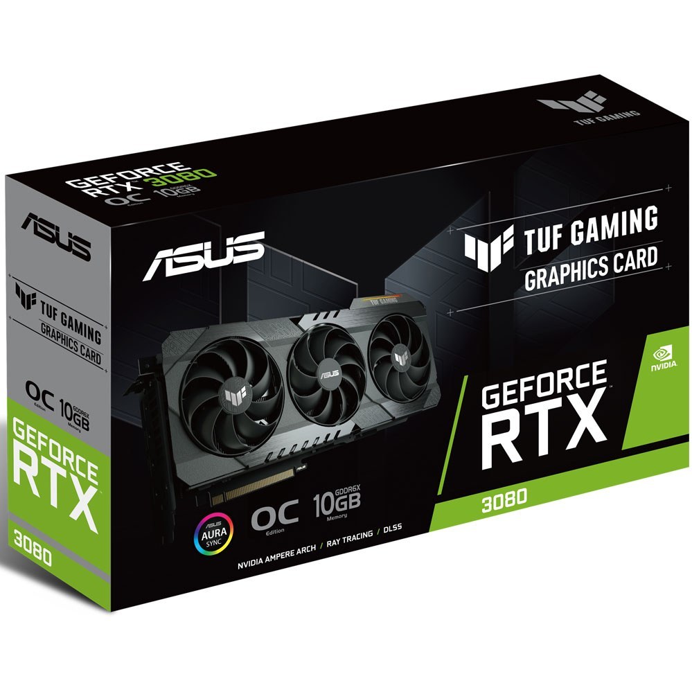 کارت گرافیک استوک ایسوس TUF Gaming GeForce RTX 3080 OC ظرفیت 10 گیگابایت